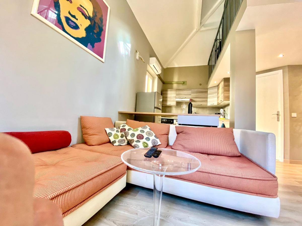 Lovely & Sunny Loft Heart Of Nice With A/C! 외부 사진