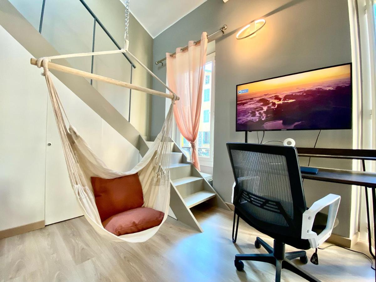 Lovely & Sunny Loft Heart Of Nice With A/C! 외부 사진